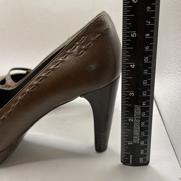 Stuart Weitzman Brown Mary Jane Heels - Picture 3 of 7